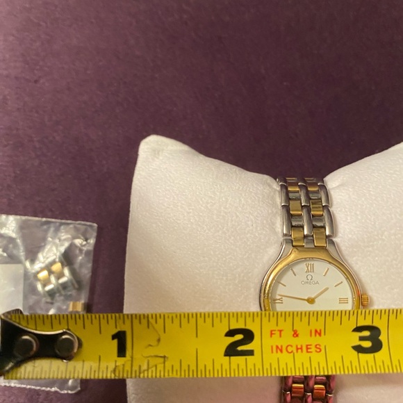 Omega Deville Women’s two tone stainless steel and 18k gold watch 1994 - Picture 16 of 16